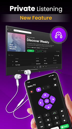 TV Remote Control for RokuTV screenshot