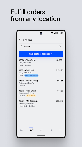 Shopify Point of Sale (POS) screenshot