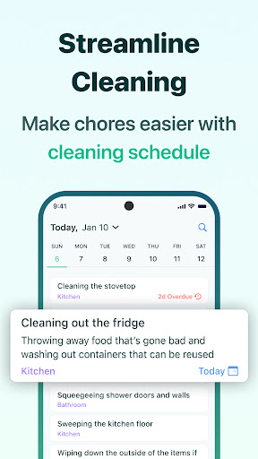 House Chores Cleaning Schedule screenshot