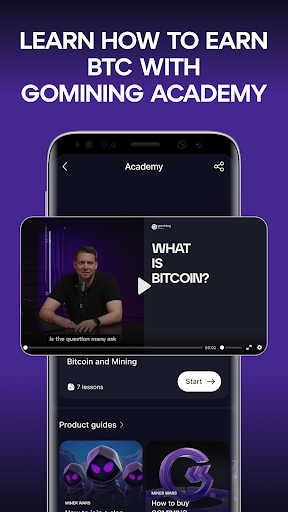 GoMining: Mining, Using BTC screenshot