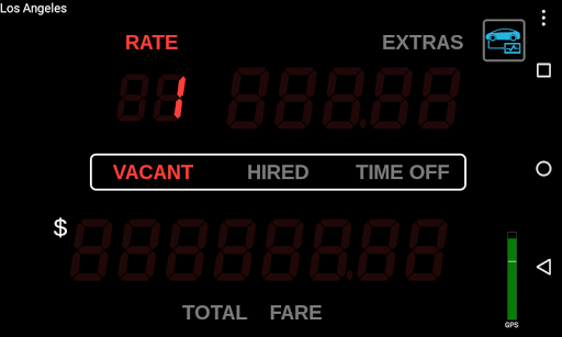 Taximeter screenshot