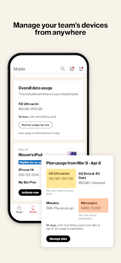 My Verizon For Business screenshot