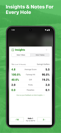 SwingU: Golf GPS Range Finder screenshot