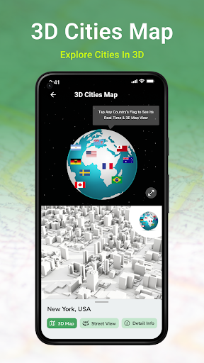 Earth Map Satellite Live View screenshot