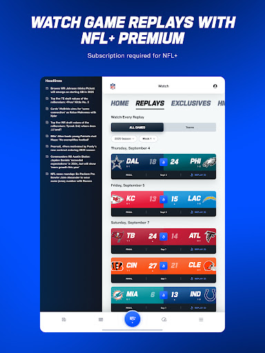 NFL screenshot