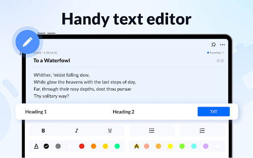 Notepad, Notes, Easy Notebook screenshot