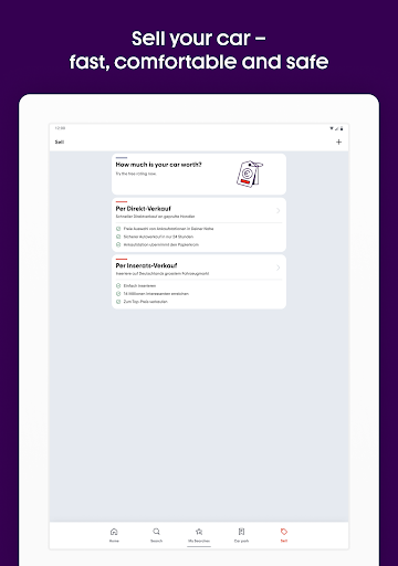mobile.de - car market screenshot