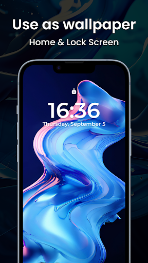 Magic Fluid Live Wallpapers 5D screenshot