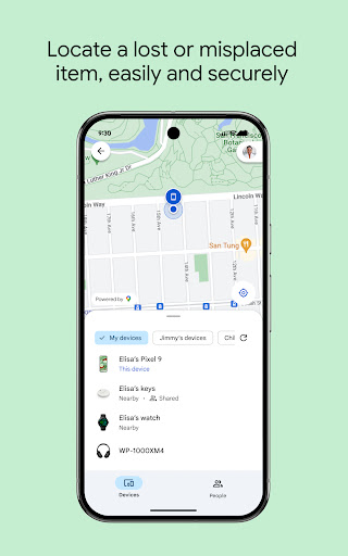 Google’s Find Hub screenshot
