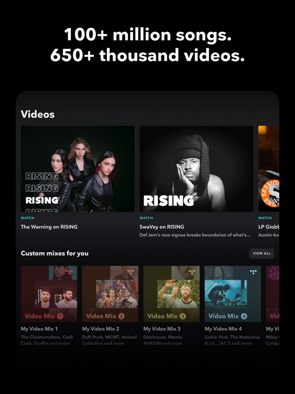 TIDAL Music: HiFi sound screenshot
