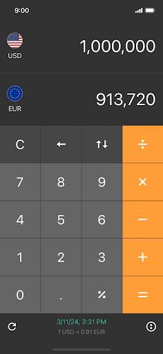 Currency converter offline screenshot