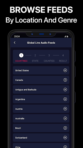 Police Scanner Pro - App screenshot