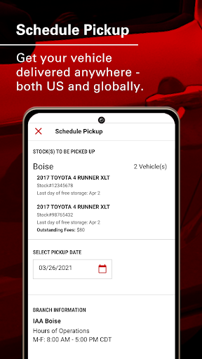 IAA Buyer Salvage Auctions screenshot