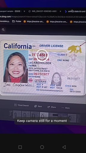 ID Card, Passport, Driver Lice screenshot