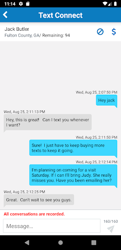 Securus Mobile screenshot