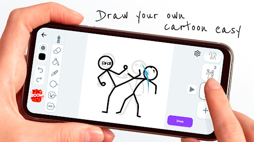 Stickman: draw animation maker screenshot