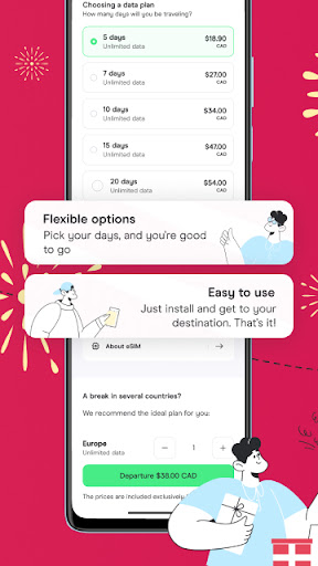 Holafly eSIM Prepaid Card screenshot