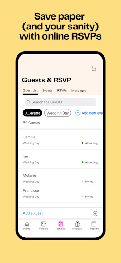 The Knot Wedding Planner screenshot