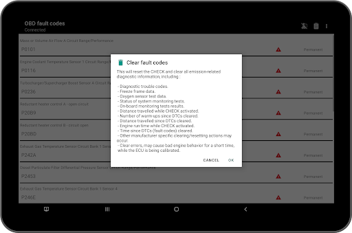 Tor OBD2 Diagnostics screenshot