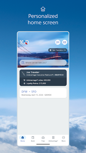 American Airlines screenshot