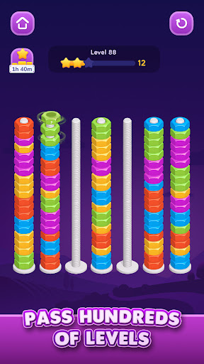 Nut Sort: Color Sorting Game screenshot