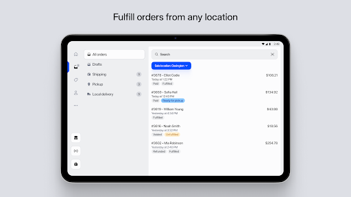 Shopify Point of Sale (POS) screenshot