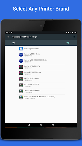 Samsung Print Service Plugin screenshot