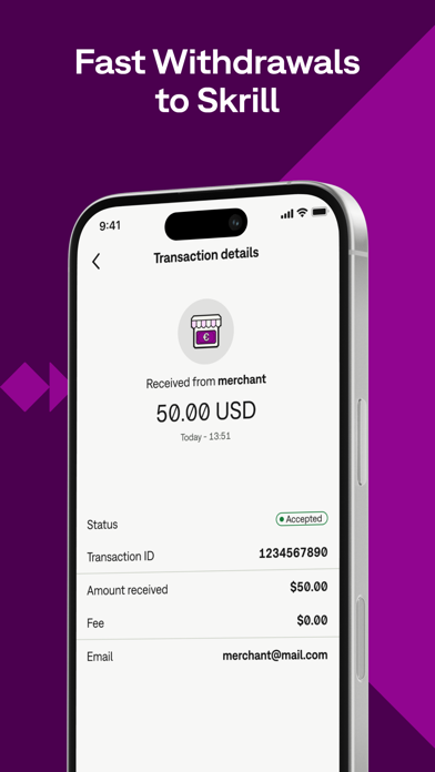 Skrill - Fast, secure payments screenshot