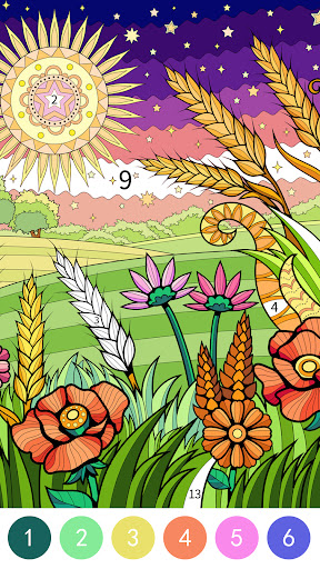 Tangle Color by Number Book screenshot