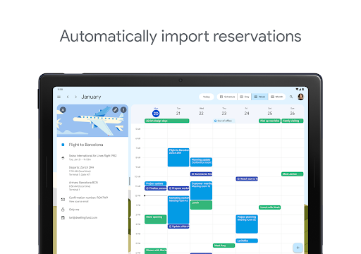 Google Calendar screenshot