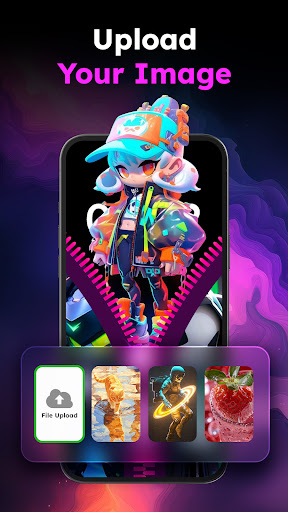 Zipper Lock Wallpapers Screen screenshot