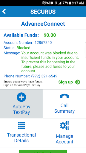 Securus Mobile screenshot
