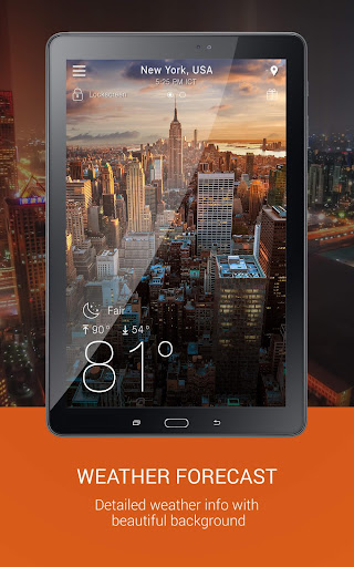 Weather app screenshot