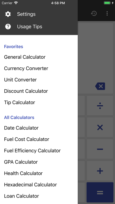 ClevCalc - Calculator screenshot