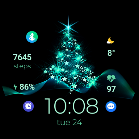 TVV Christmas 2 Watch Face screenshot