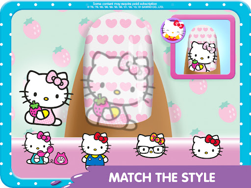 Hello Kitty Nail Salon screenshot