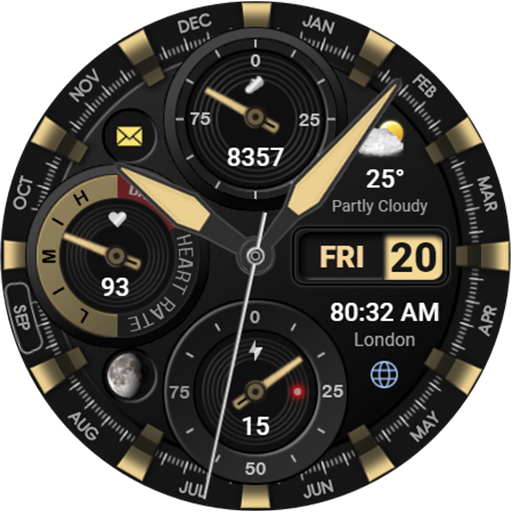 WFP 339 Ultra watch face screenshot