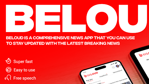 Beloud: News & Free Speech screenshot