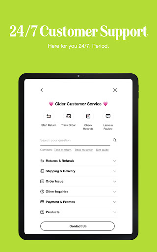 CIDER - Clothing & Fashion screenshot