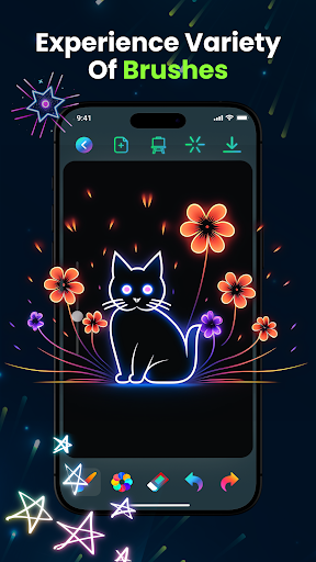 Magic Doodle: Glow Art Drawing screenshot