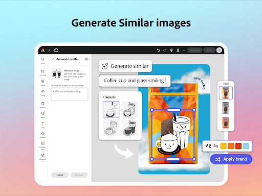 Adobe Express: AI Photo, Video screenshot