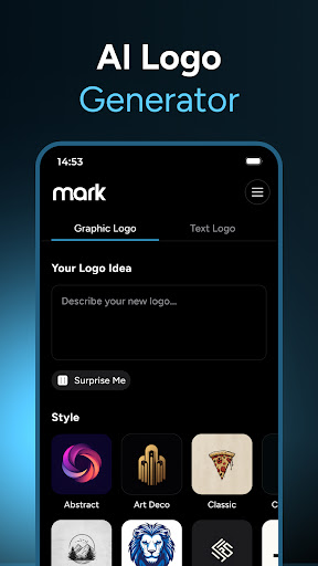 Mark - AI Logo Generator screenshot
