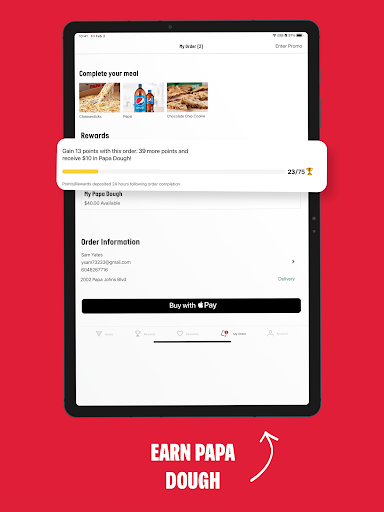 Papa Johns Pizza & Delivery screenshot