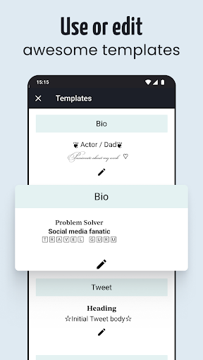 Letter Fonts - Stylish Text screenshot