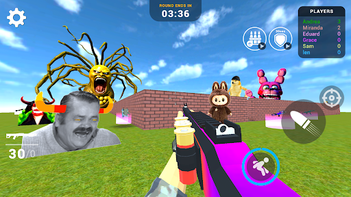 Nextbots In Backrooms: Shooter screenshot