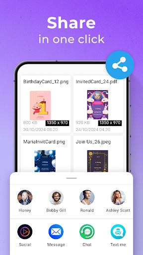 Birthday Invitation Card Maker screenshot