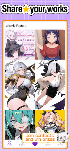 PixAI: AI Anime Art Generator screenshot