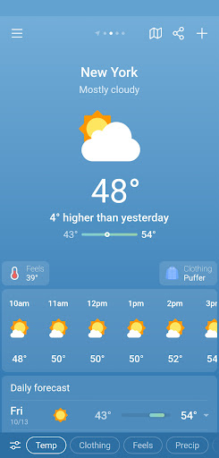 Weather & Clima - Weather Sky screenshot