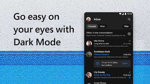 Microsoft Outlook Lite: Email screenshot