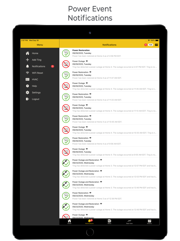 Ting Sensor screenshot